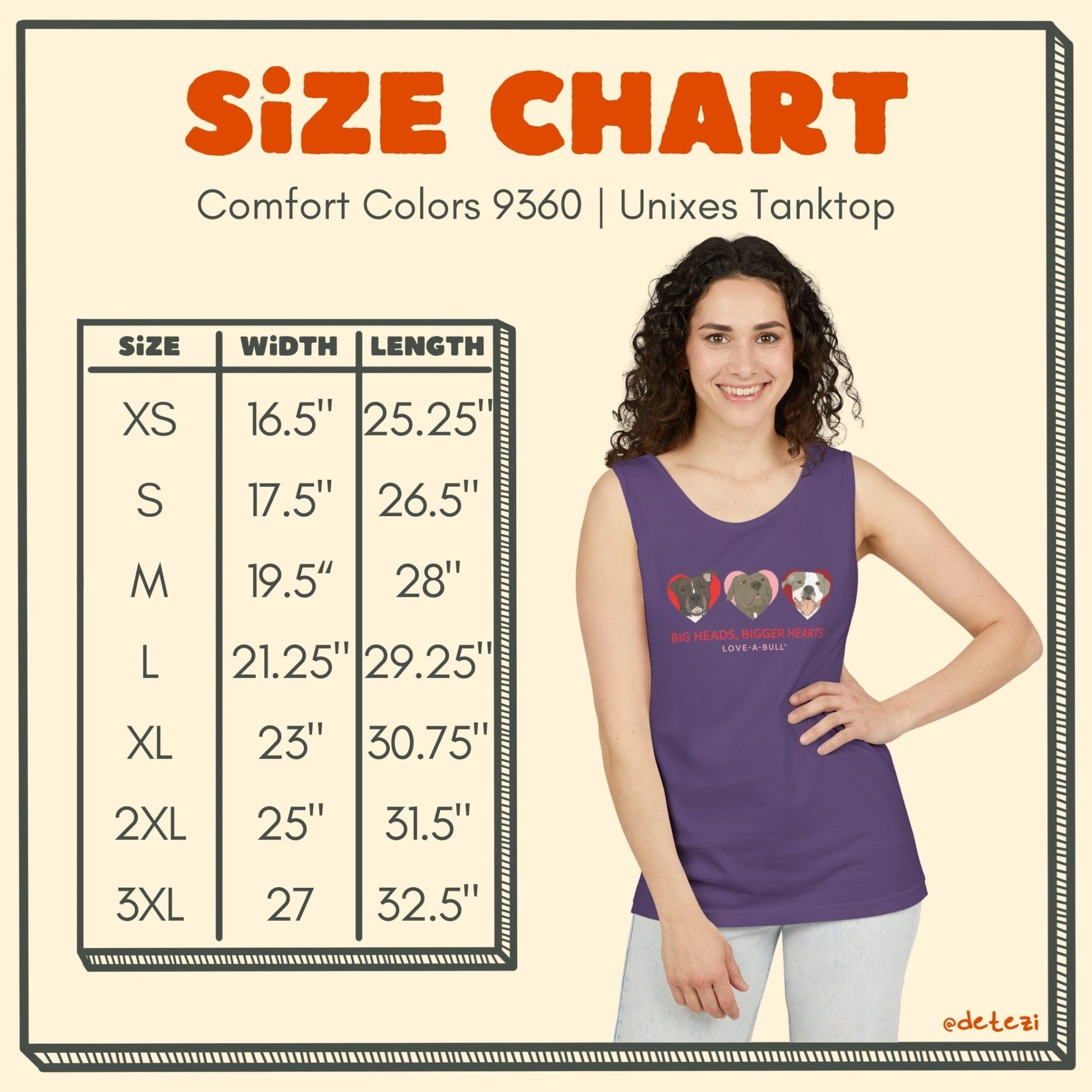 Comfort Colors Tank Top | FUNDRAISER | Love - A - Bull - Detezi Designs - 18068098494608298513