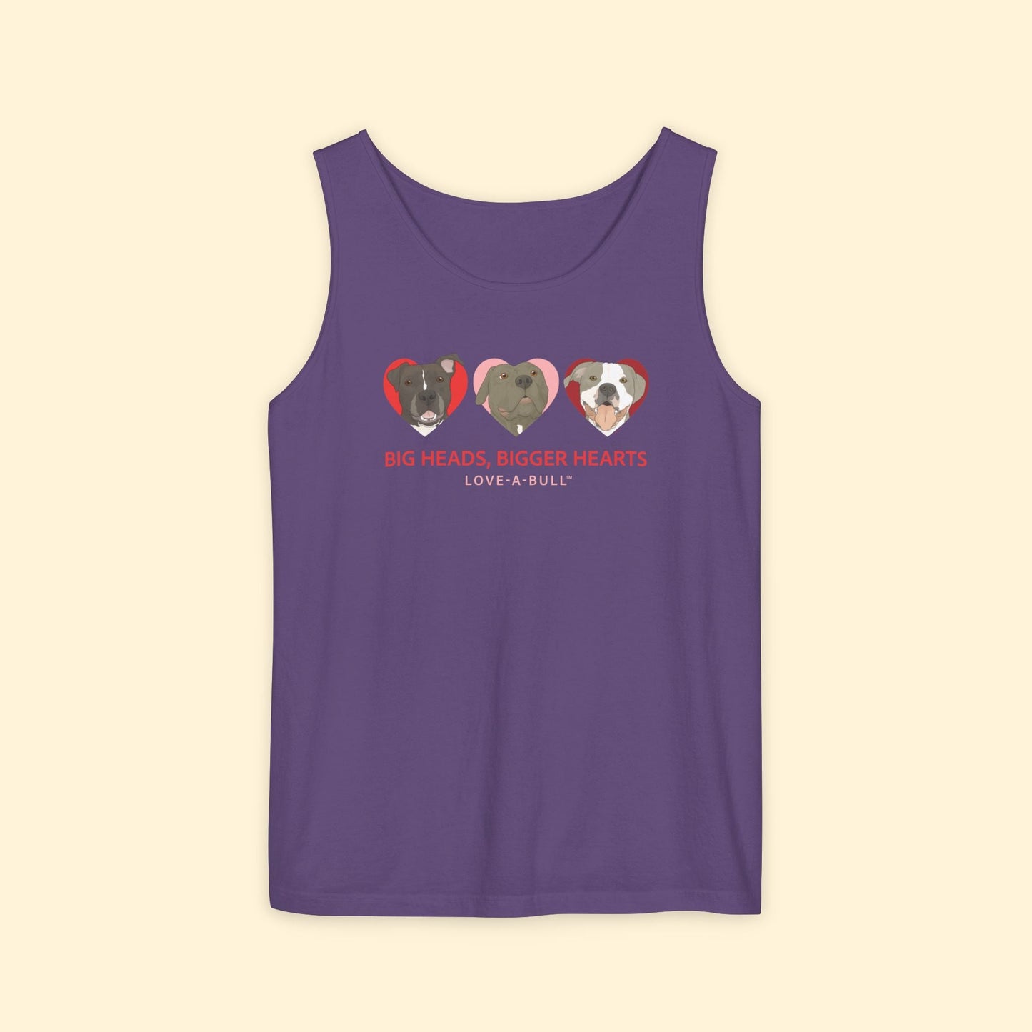 Comfort Colors Tank Top | FUNDRAISER | Love - A - Bull - Detezi Designs - 18068098494608298513