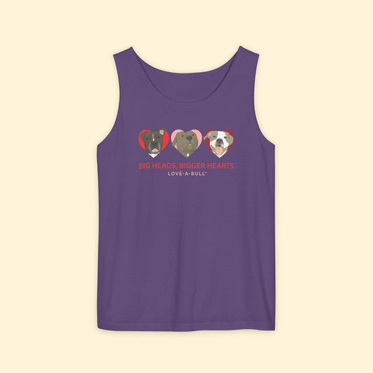 Comfort Colors Tank Top | FUNDRAISER | Love - A - Bull - Detezi Designs - 18068098494608298513