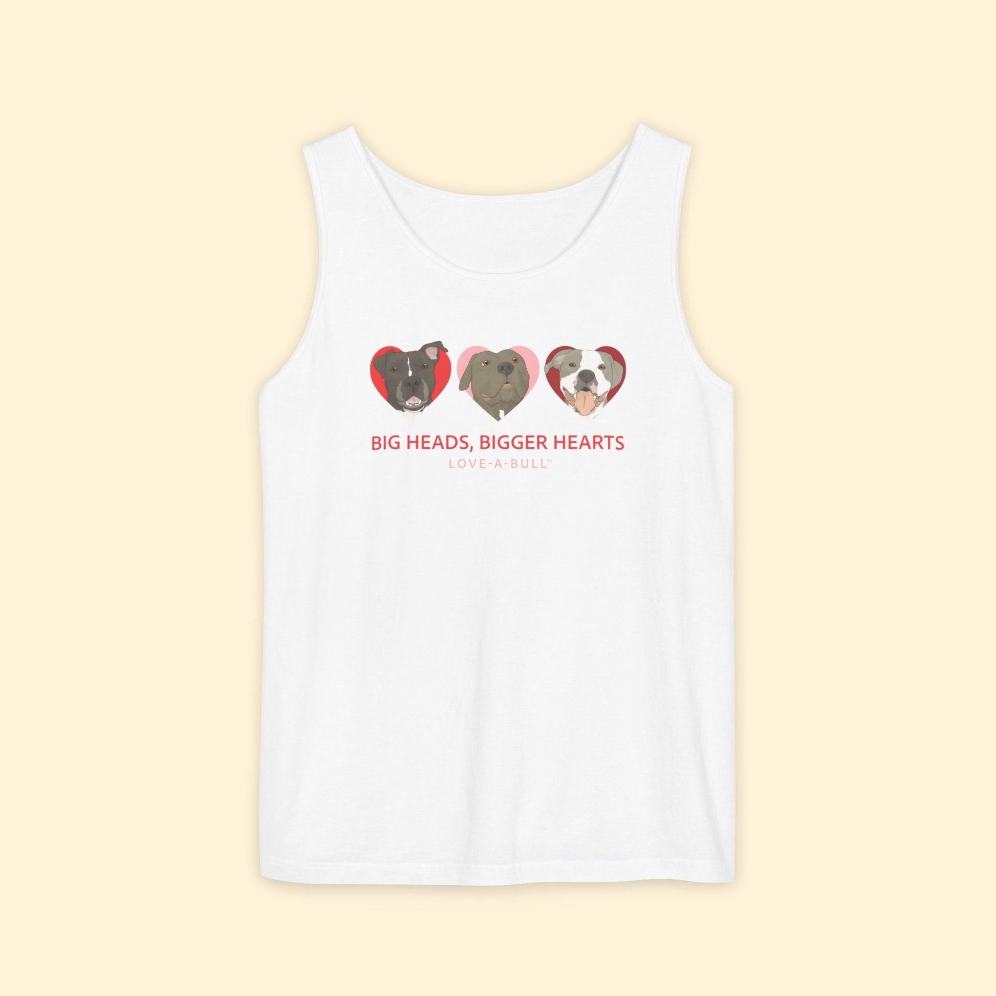 Comfort Colors Tank Top | FUNDRAISER | Love - A - Bull - Detezi Designs - 18792169691420959001