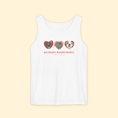 Comfort Colors Tank Top | FUNDRAISER | Love - A - Bull - Detezi Designs - 18792169691420959001