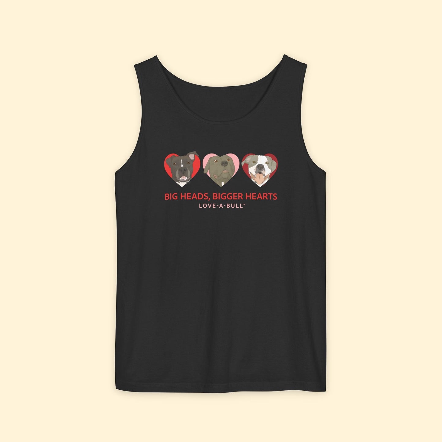 Comfort Colors Tank Top | FUNDRAISER | Love - A - Bull - Detezi Designs - 22579396971054727038