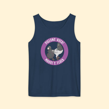 Comfort Colors Tank Top | FUNDRAISER | Moose's Flock | Pigeons Rock - Detezi Designs - 19163516884940566477