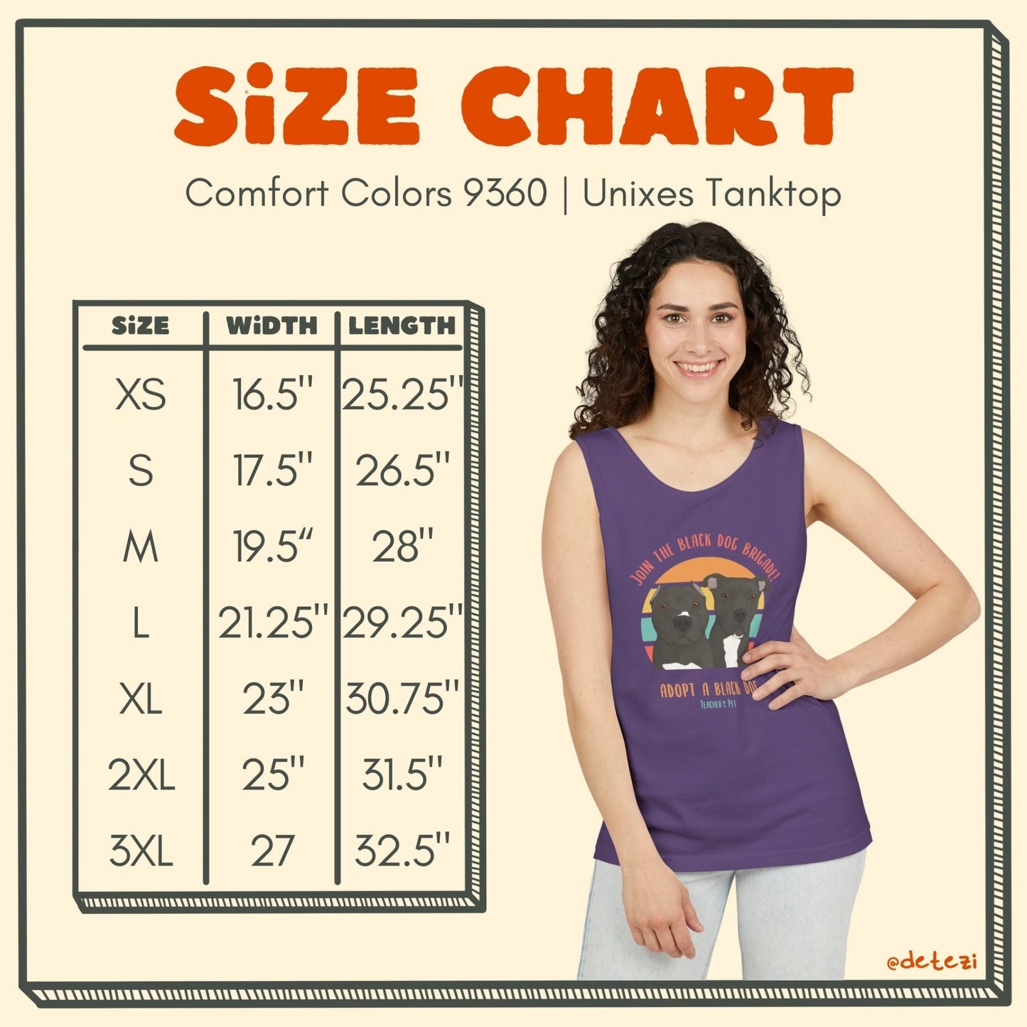 Comfort Colors Tank Top | FUNDRAISER | Teacher's Pet - Detezi Designs - 20285144538528160708