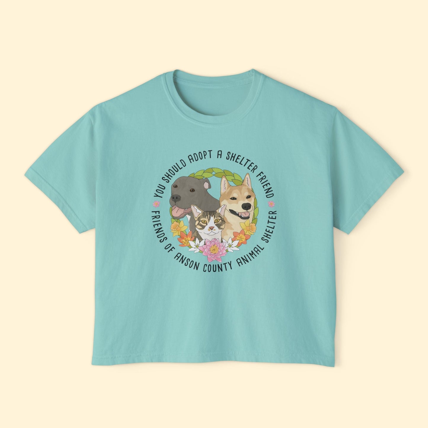 Copy of Comfort Colors Boxy Tee | FUNDRAISER | Friends of Anson County Animal Shelter | Spring - Detezi Designs - 19947206998429587786
