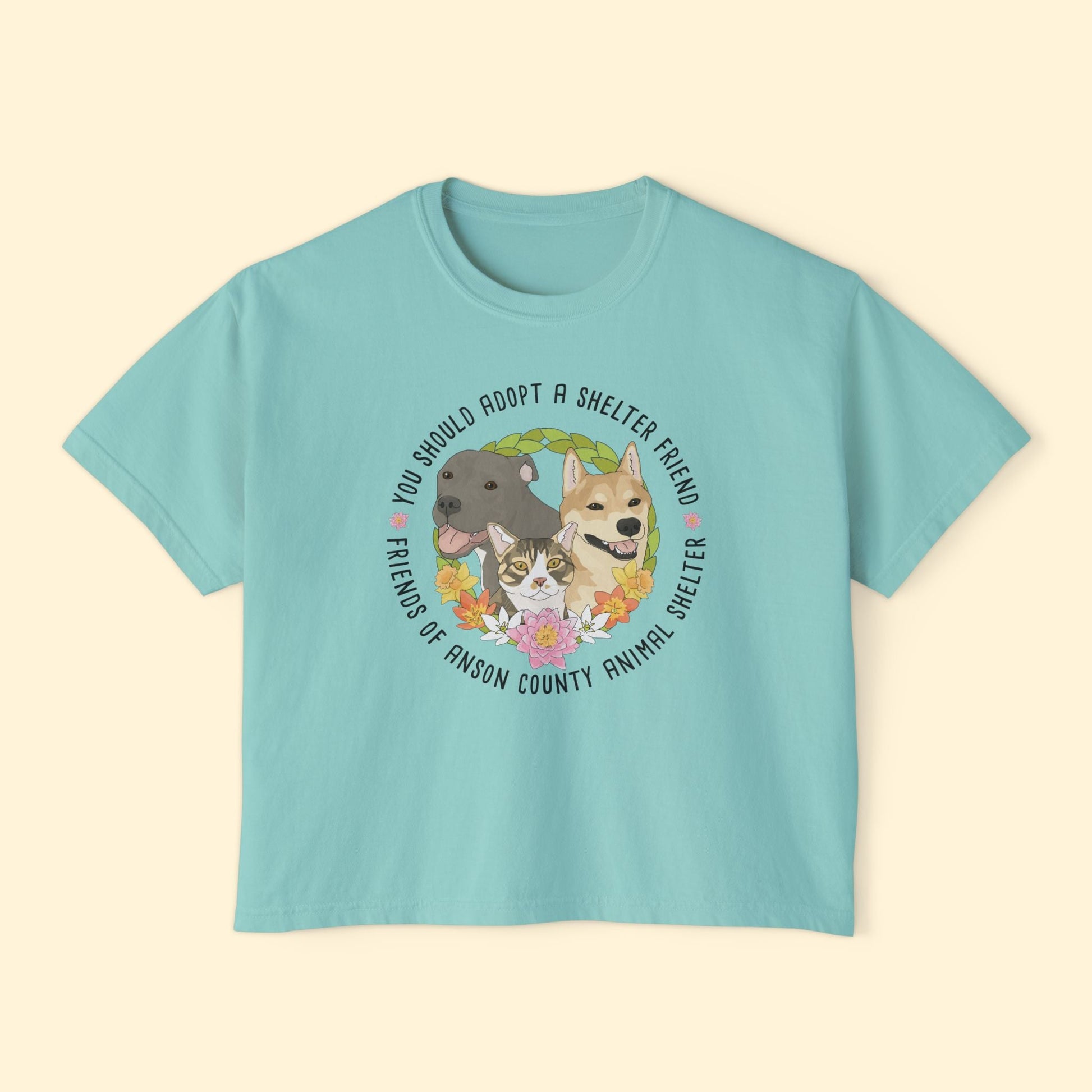 Copy of Comfort Colors Boxy Tee | FUNDRAISER | Friends of Anson County Animal Shelter | Spring - Detezi Designs - 19947206998429587786