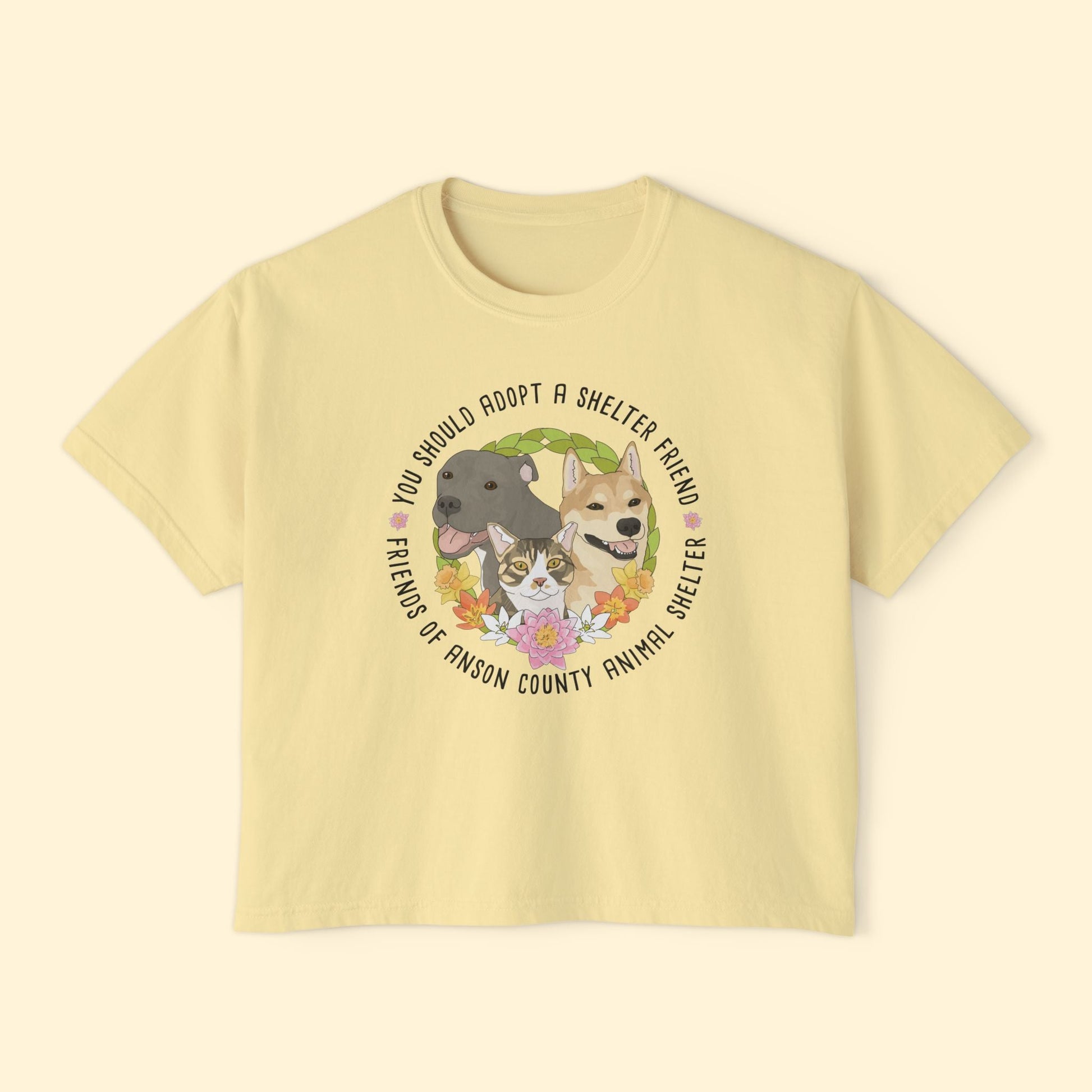 Copy of Comfort Colors Boxy Tee | FUNDRAISER | Friends of Anson County Animal Shelter | Spring - Detezi Designs - 28776264215062695493