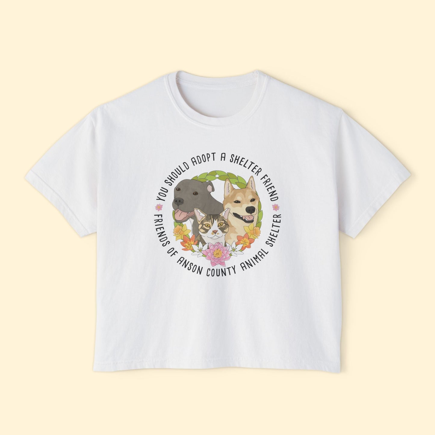 Copy of Comfort Colors Boxy Tee | FUNDRAISER | Friends of Anson County Animal Shelter | Spring - Detezi Designs - 33854559499988037956