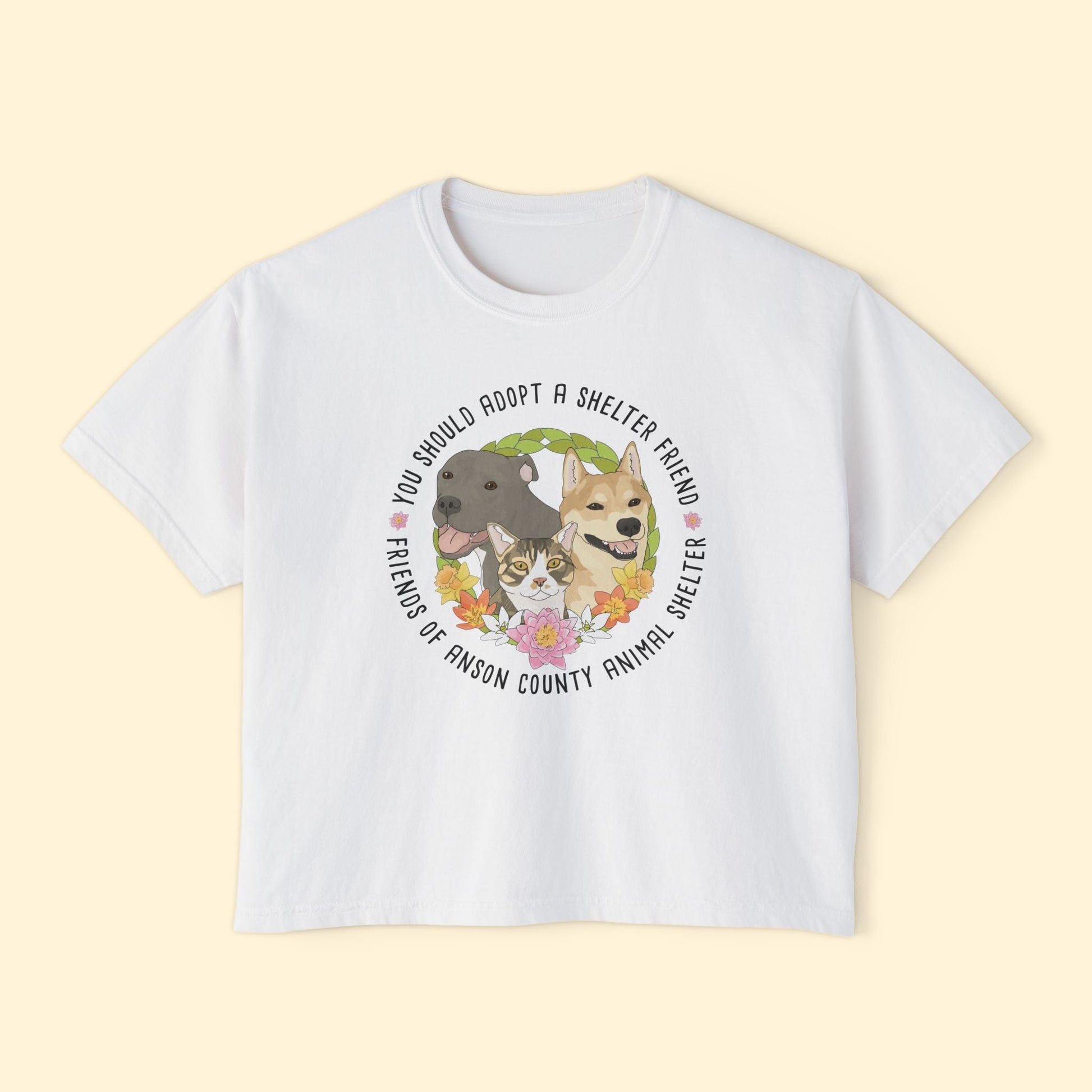 Copy of Comfort Colors Boxy Tee | FUNDRAISER | Friends of Anson County Animal Shelter | Spring - Detezi Designs - 33854559499988037956