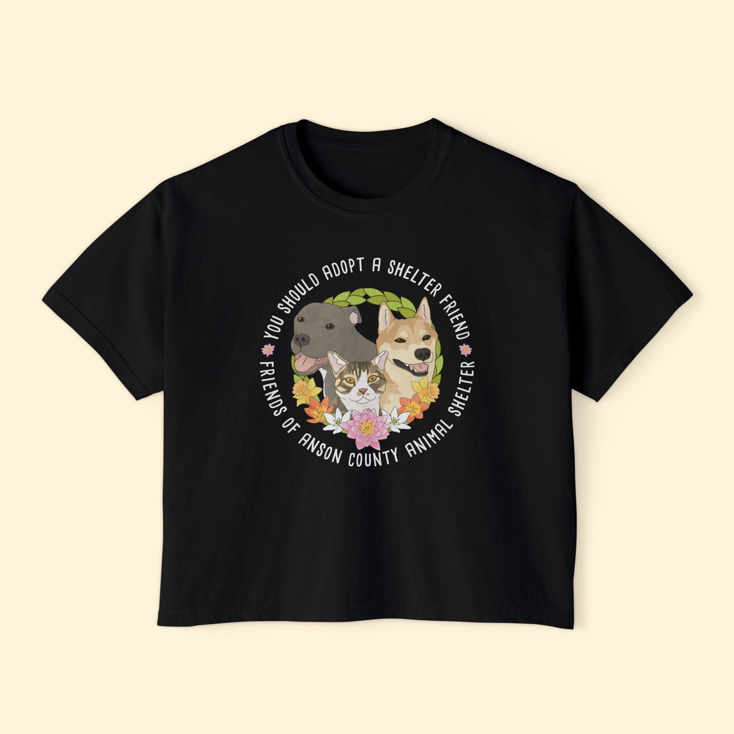 Copy of Comfort Colors Boxy Tee | FUNDRAISER | Friends of Anson County Animal Shelter | Spring - Detezi Designs - 58375566371441976581