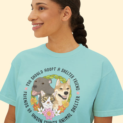 Copy of Comfort Colors Boxy Tee | FUNDRAISER | Friends of Anson County Animal Shelter | Spring - Detezi Designs - 58375566371441976581
