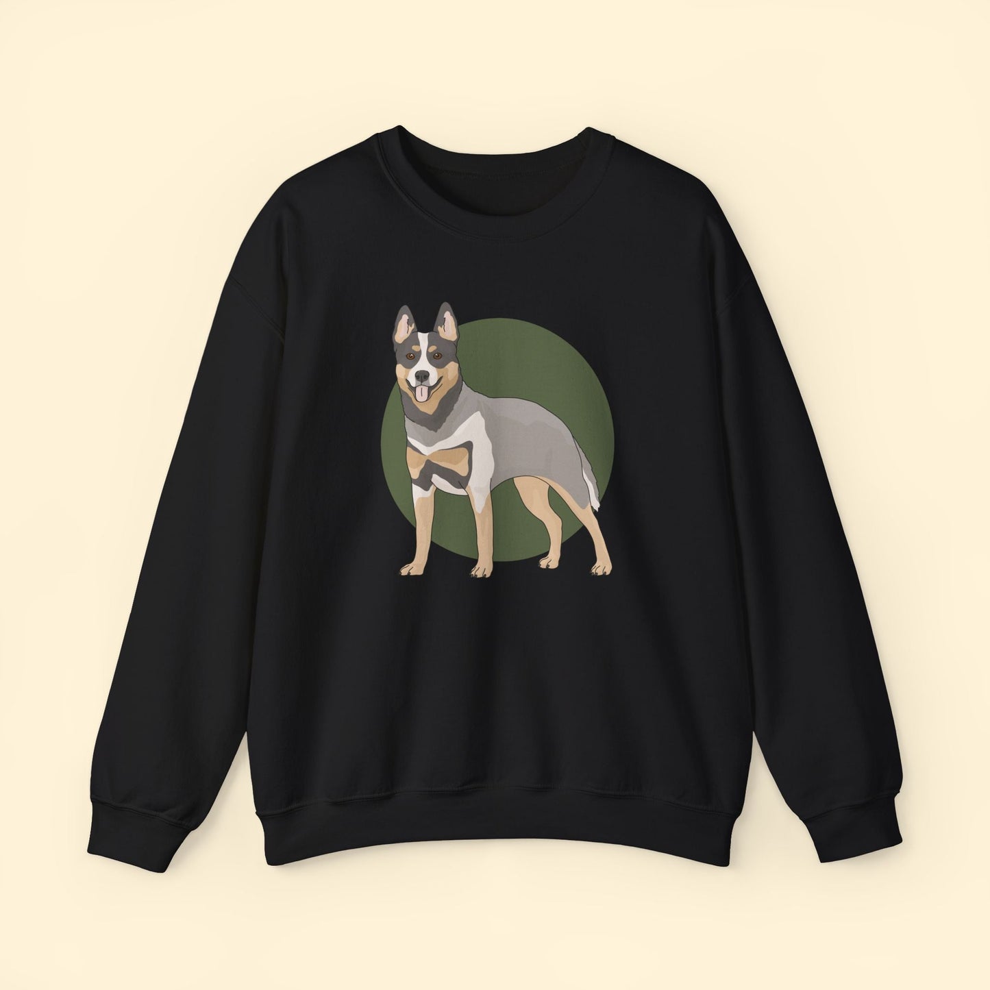 Crewneck Sweatshirt | Australian Cattle Dog | Blue Heeler - Detezi Designs - 22801623168419839622