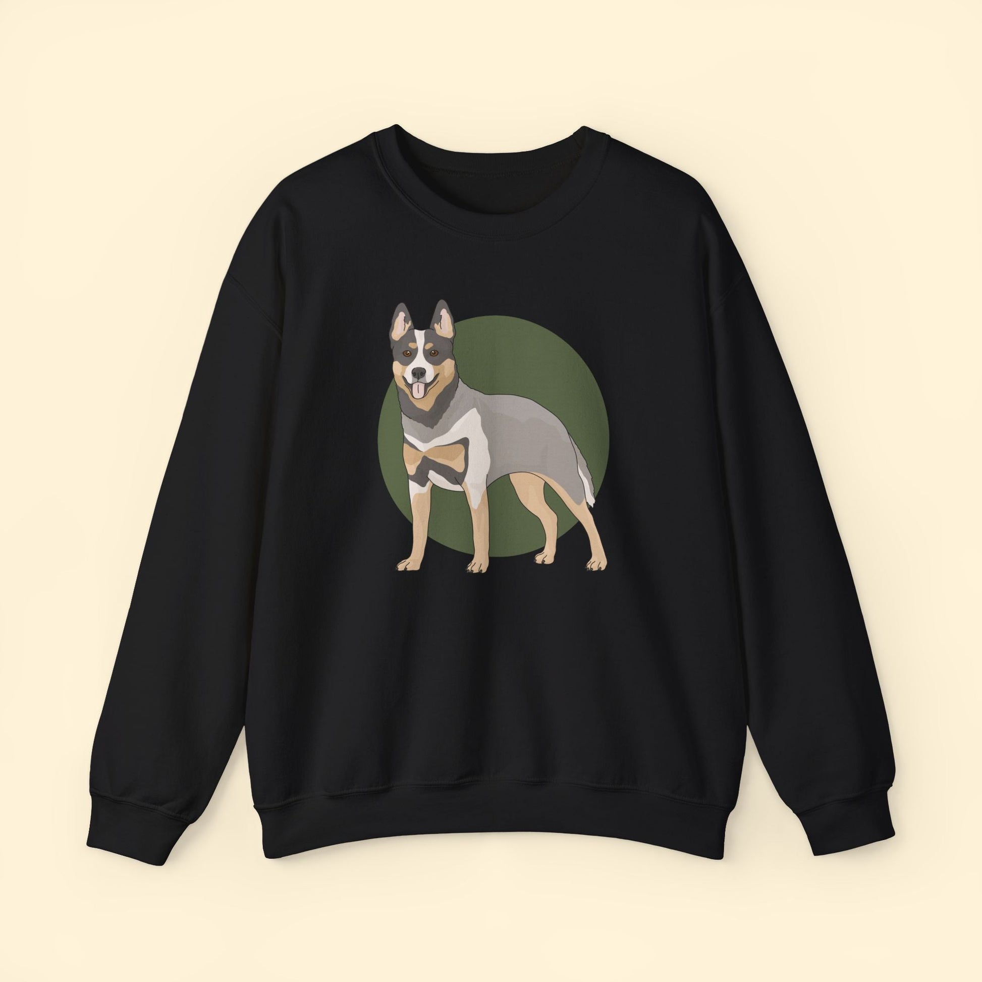 Crewneck Sweatshirt | Australian Cattle Dog | Blue Heeler - Detezi Designs - 22801623168419839622