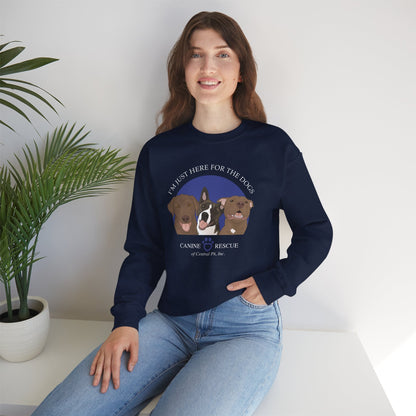 Crewneck Sweatshirt | FUNDRAISER | Canine Rescue of Central PA - Detezi Designs - 41384630049038739448