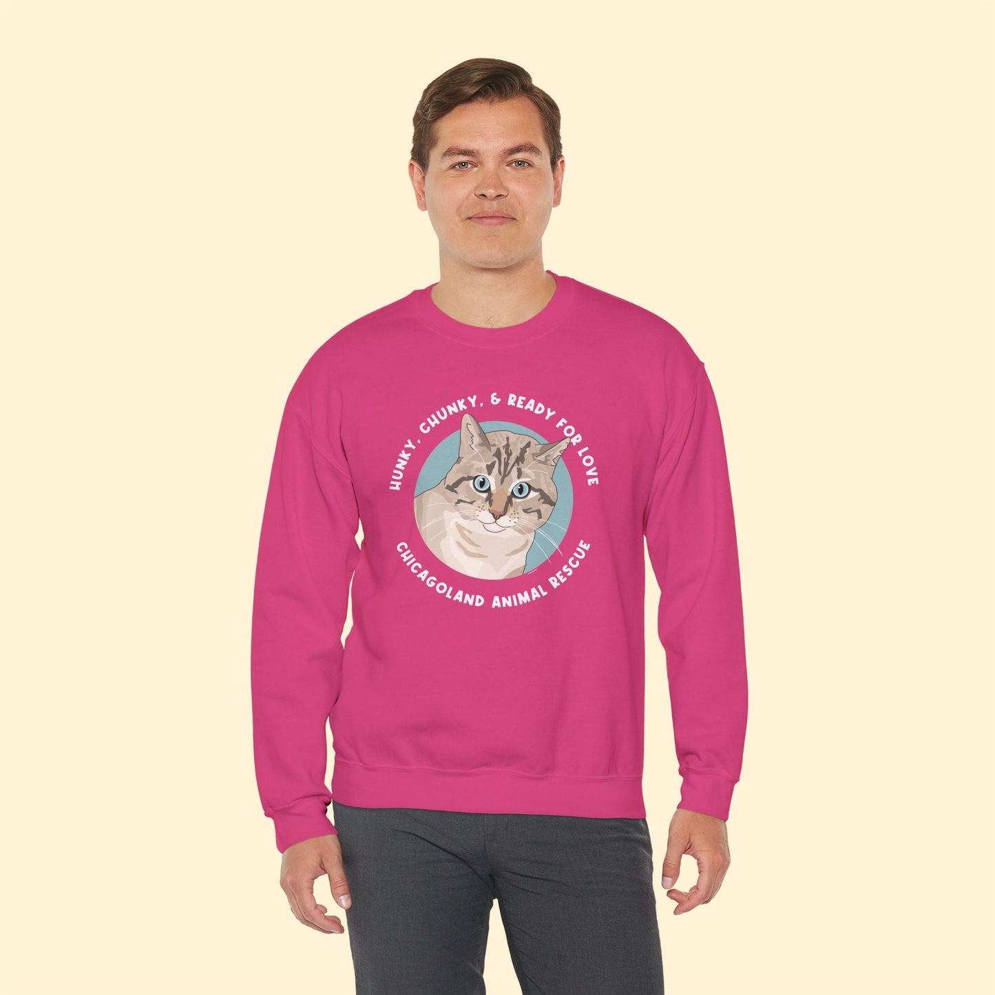 Crewneck Sweatshirt | FUNDRAISER | Chicagoland Animal Rescue - Detezi Designs - 16974113526948300688