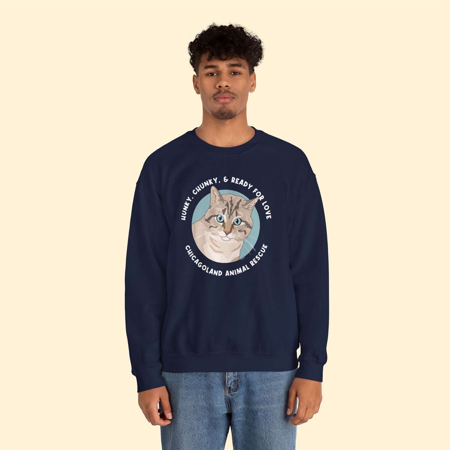 Crewneck Sweatshirt | FUNDRAISER | Chicagoland Animal Rescue - Detezi Designs - 16974113526948300688