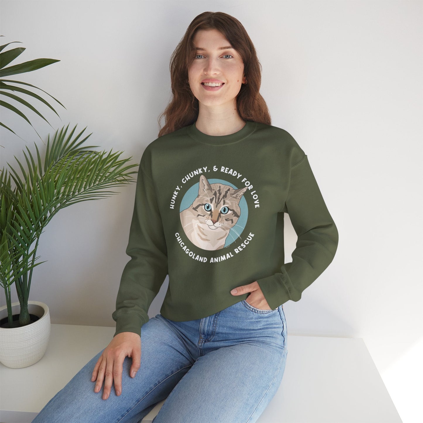 Crewneck Sweatshirt | FUNDRAISER | Chicagoland Animal Rescue - Detezi Designs - 33406948218292450385