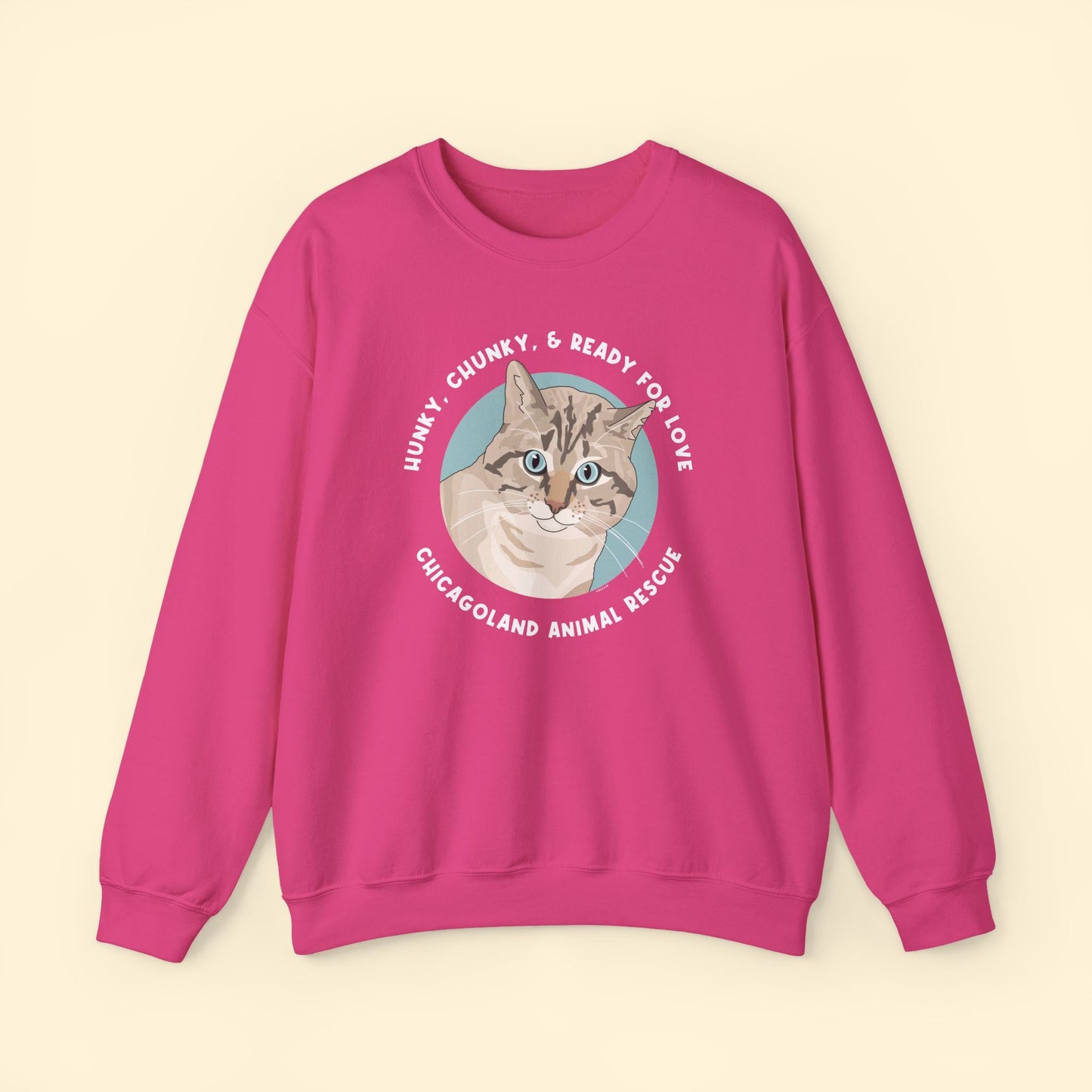 Crewneck Sweatshirt | FUNDRAISER | Chicagoland Animal Rescue - Detezi Designs - 77457251641062728895