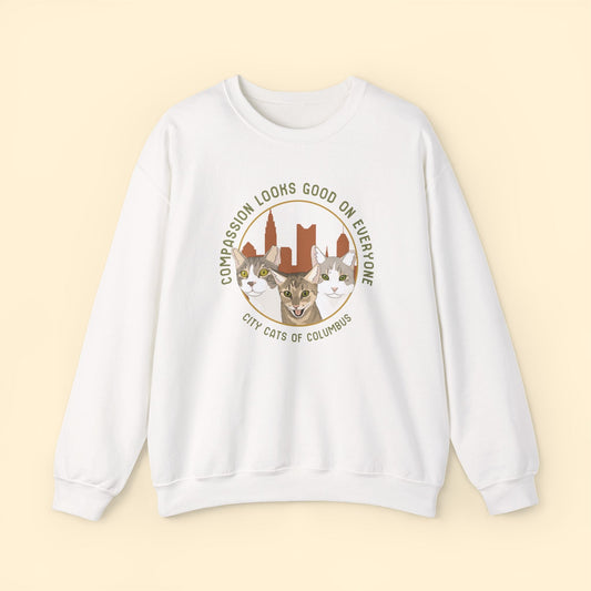 Crewneck Sweatshirt | FUNDRAISER | City Cats of Columbus - Detezi Designs-18784056621094007210