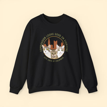 Crewneck Sweatshirt | FUNDRAISER | City Cats of Columbus - Detezi Designs-27366126685792897243