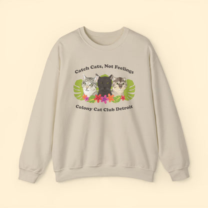Crewneck Sweatshirt | FUNDRAISER | Colony Cat Club - Detezi Designs - 16605959264283594441
