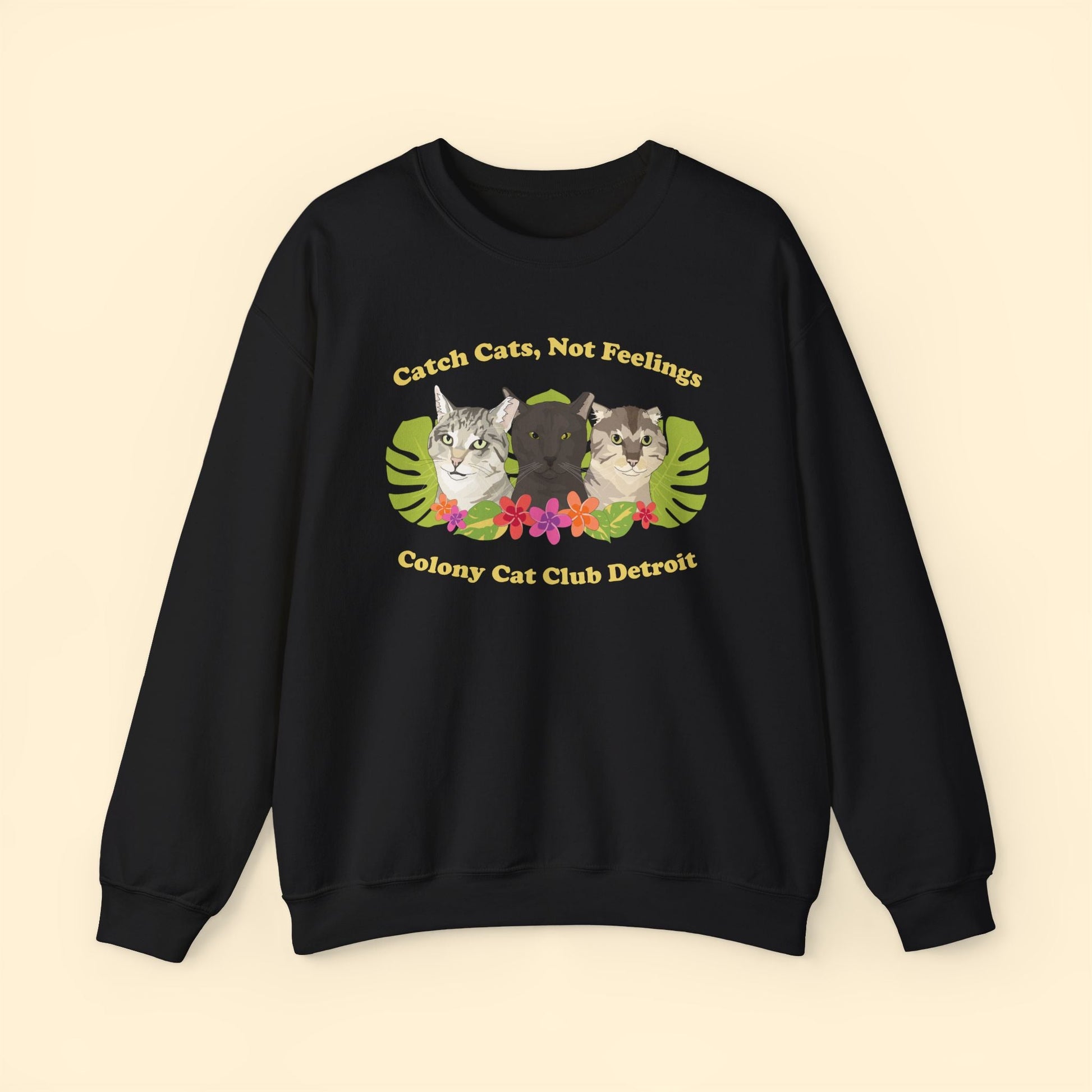 Crewneck Sweatshirt | FUNDRAISER | Colony Cat Club - Detezi Designs - 21926779357747461258