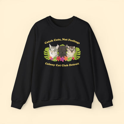 Crewneck Sweatshirt | FUNDRAISER | Colony Cat Club - Detezi Designs - 21926779357747461258