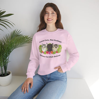 Crewneck Sweatshirt | FUNDRAISER | Colony Cat Club - Detezi Designs - 22916220316922788546