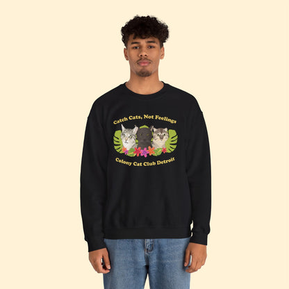 Crewneck Sweatshirt | FUNDRAISER | Colony Cat Club - Detezi Designs - 22916220316922788546