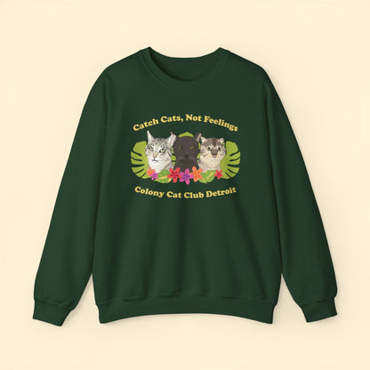 Crewneck Sweatshirt | FUNDRAISER | Colony Cat Club - Detezi Designs - 22916220316922788546