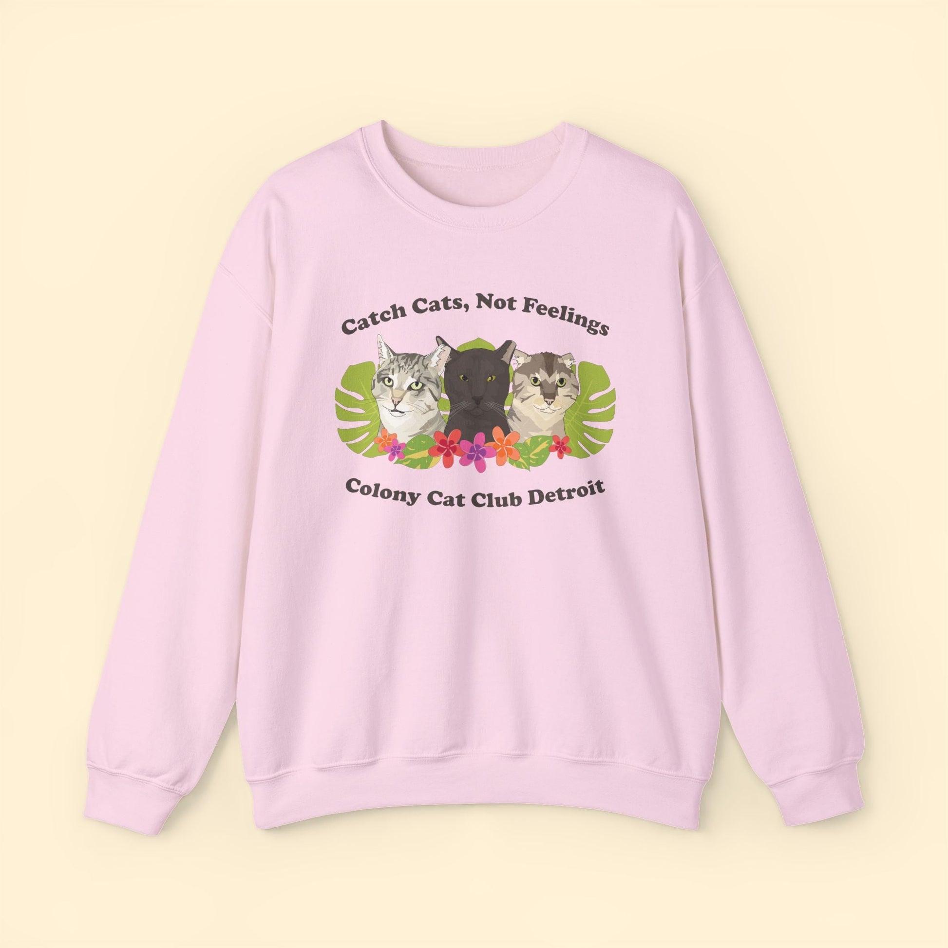 Crewneck Sweatshirt | FUNDRAISER | Colony Cat Club - Detezi Designs - 32677623852543215562