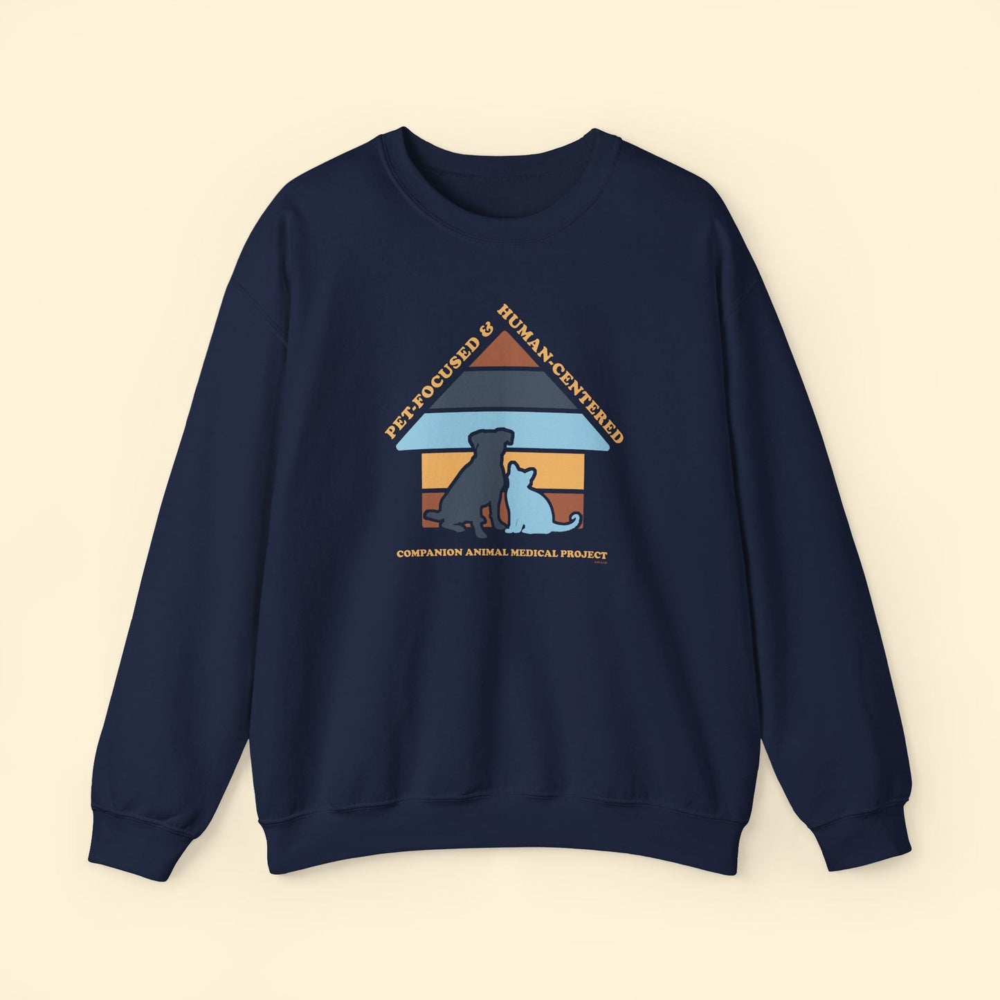 Crewneck Sweatshirt | FUNDRAISER | Companion Animal Medical Project - Detezi Designs - 12534643414067139228