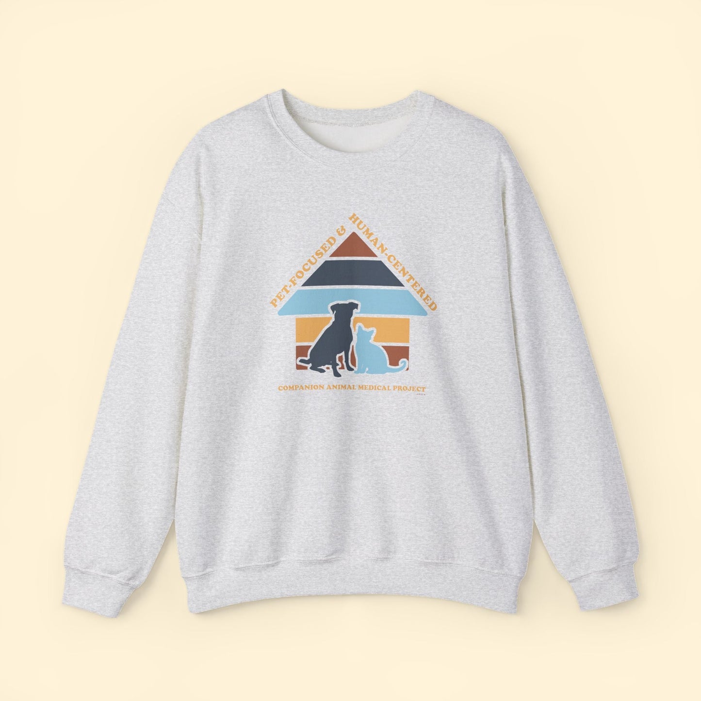 Crewneck Sweatshirt | FUNDRAISER | Companion Animal Medical Project - Detezi Designs - 96281029889274323211