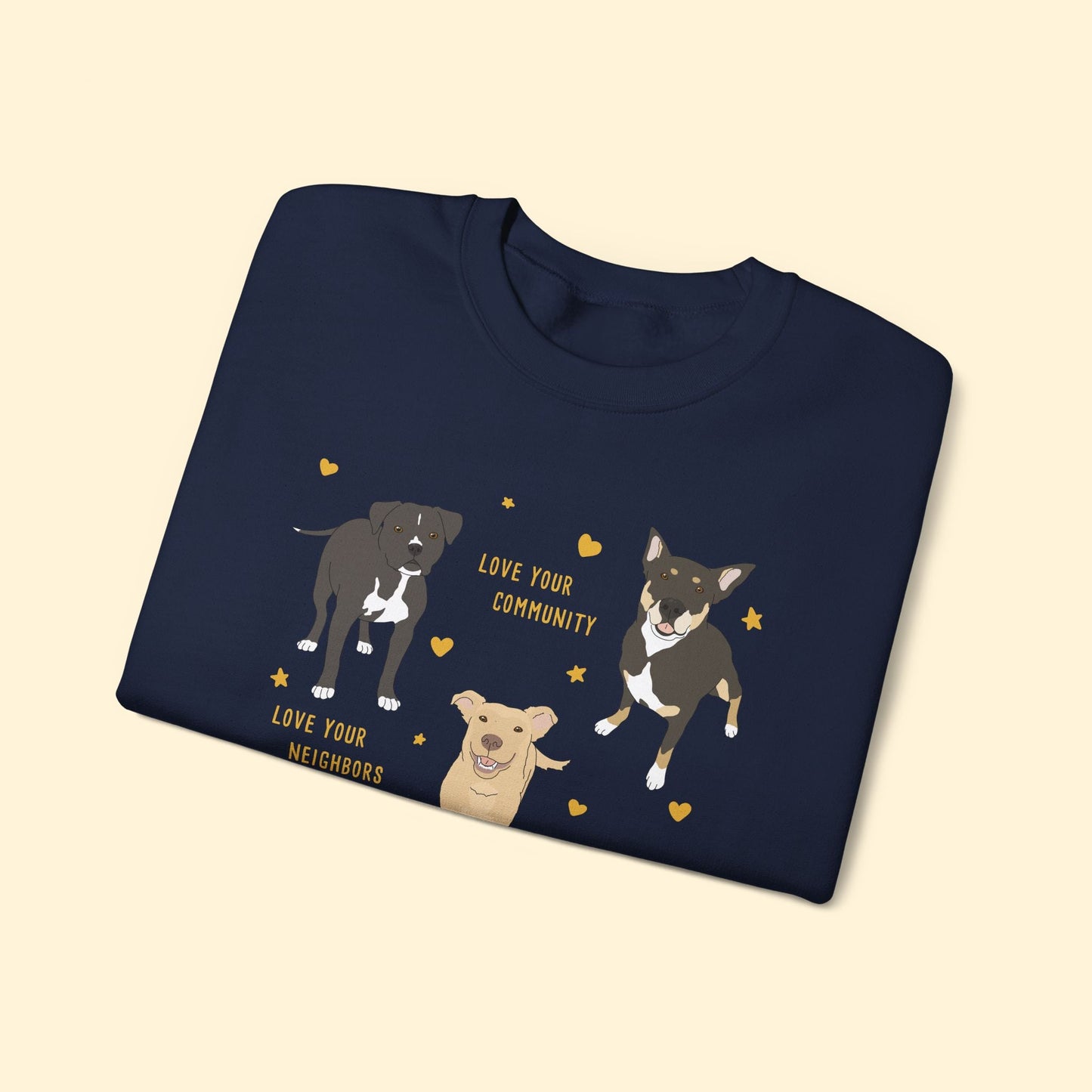 Crewneck Sweatshirt | FUNDRAISER | Dog Aide | Operation Freedom - Detezi Designs-29806763101917897974