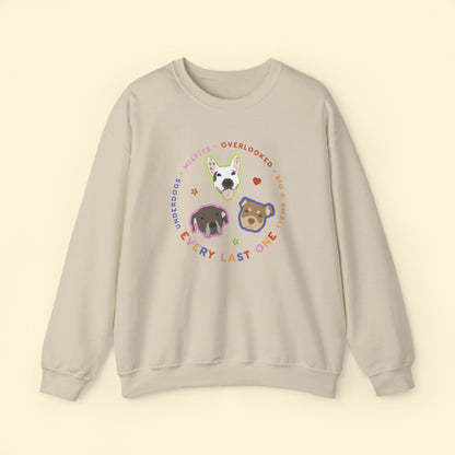 Crewneck Sweatshirt | FUNDRAISER | Every Last One - Detezi Designs - 23969773085137151601