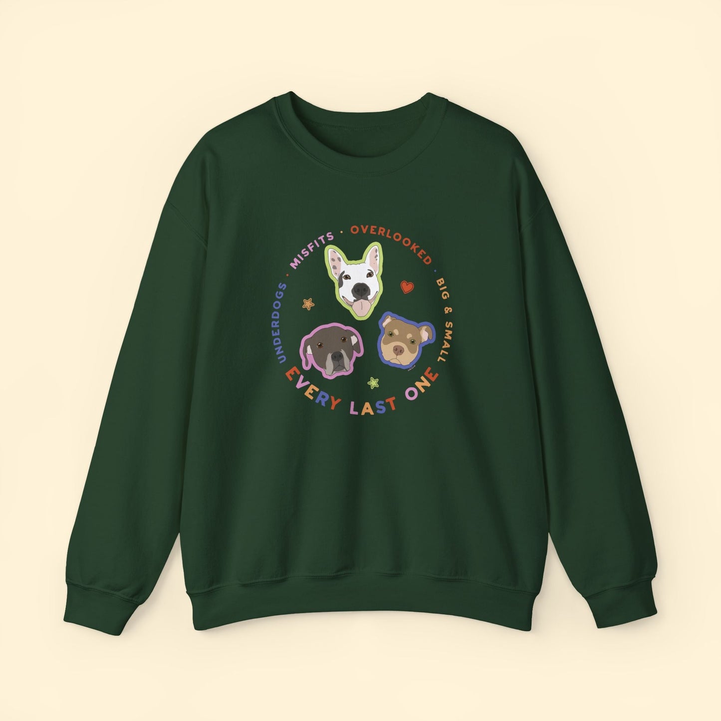 Crewneck Sweatshirt | FUNDRAISER | Every Last One - Detezi Designs - 27621549739250111543