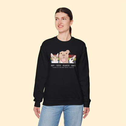 Crewneck Sweatshirt | FUNDRAISER | Friends of Oakland Animal Services - Detezi Designs - 17940044286174574551