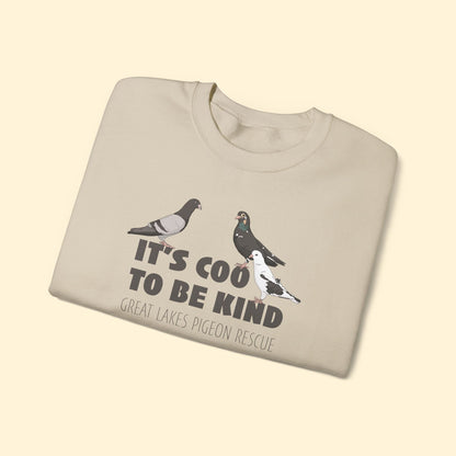 Crewneck Sweatshirt | FUNDRAISER | Great Lakes Pigeon Rescue - Detezi Designs - 11147554600290513161