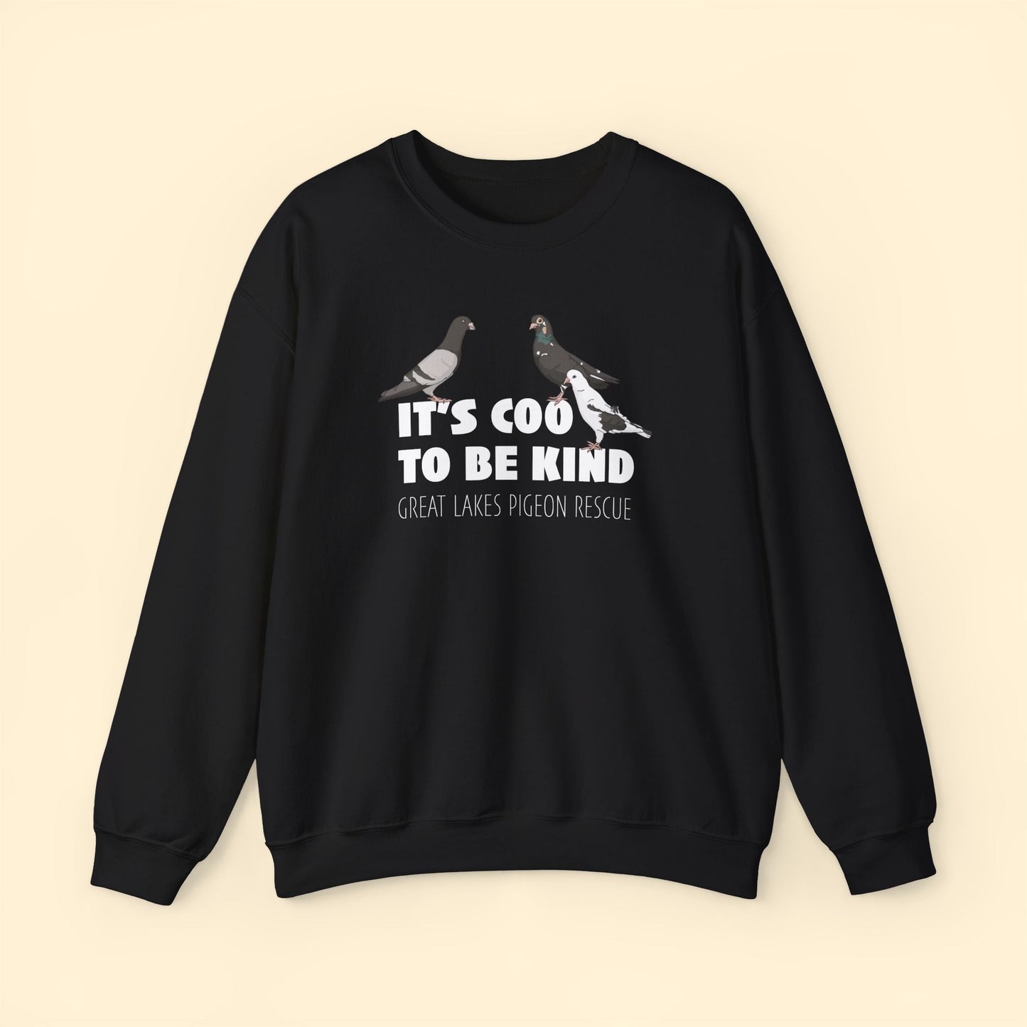 Crewneck Sweatshirt | FUNDRAISER | Great Lakes Pigeon Rescue - Detezi Designs - 11682099533902162132