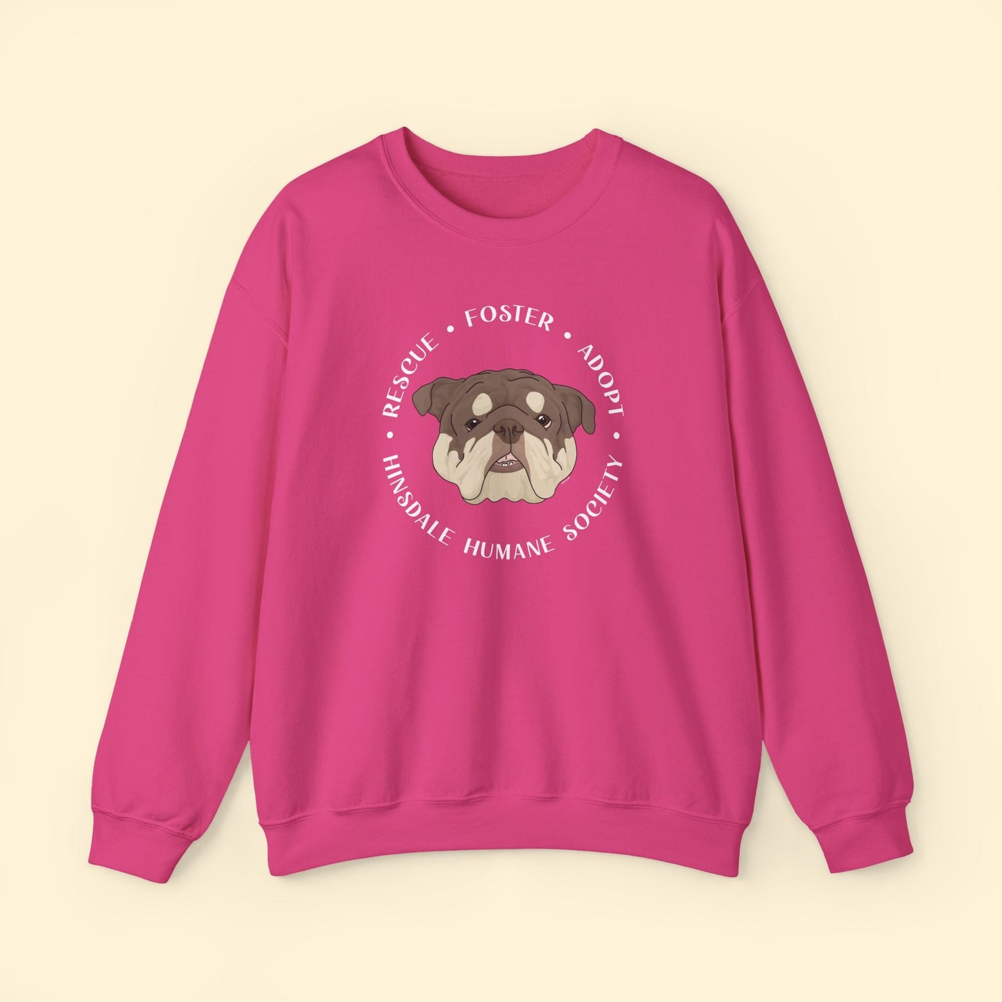 Crewneck Sweatshirt | FUNDRAISER | Hinsdale Humane Society - Detezi Designs - 22328746399995423862
