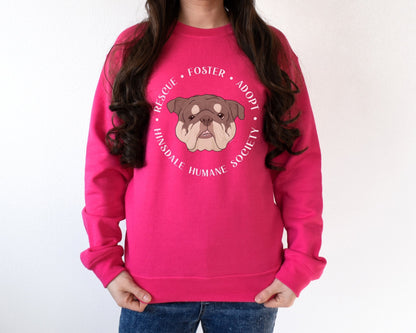 Crewneck Sweatshirt | FUNDRAISER | Hinsdale Humane Society - Detezi Designs - 30951806331433727344
