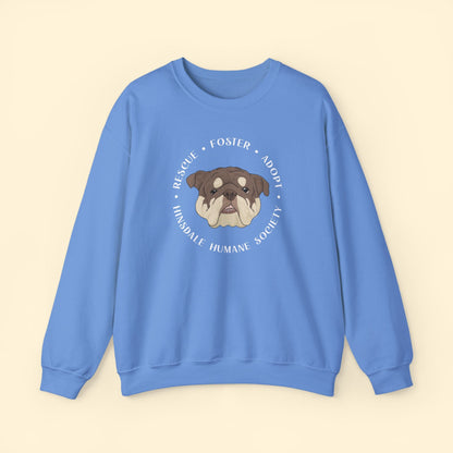 Crewneck Sweatshirt | FUNDRAISER | Hinsdale Humane Society - Detezi Designs - 30951806331433727344