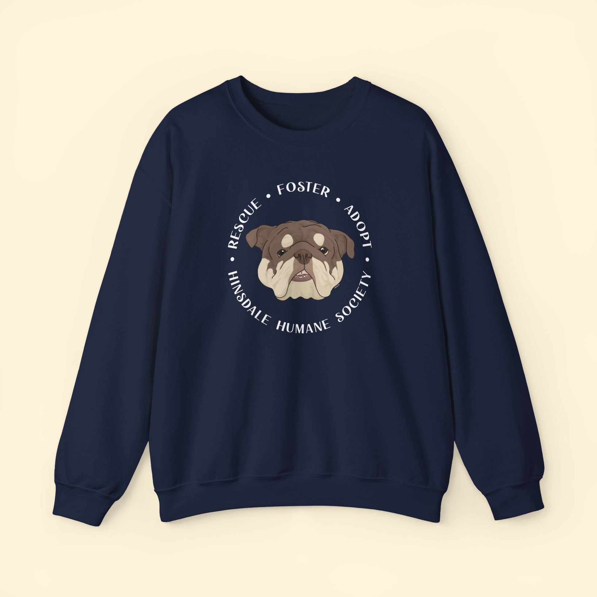 Crewneck Sweatshirt | FUNDRAISER | Hinsdale Humane Society - Detezi Designs - 95689115063775880484