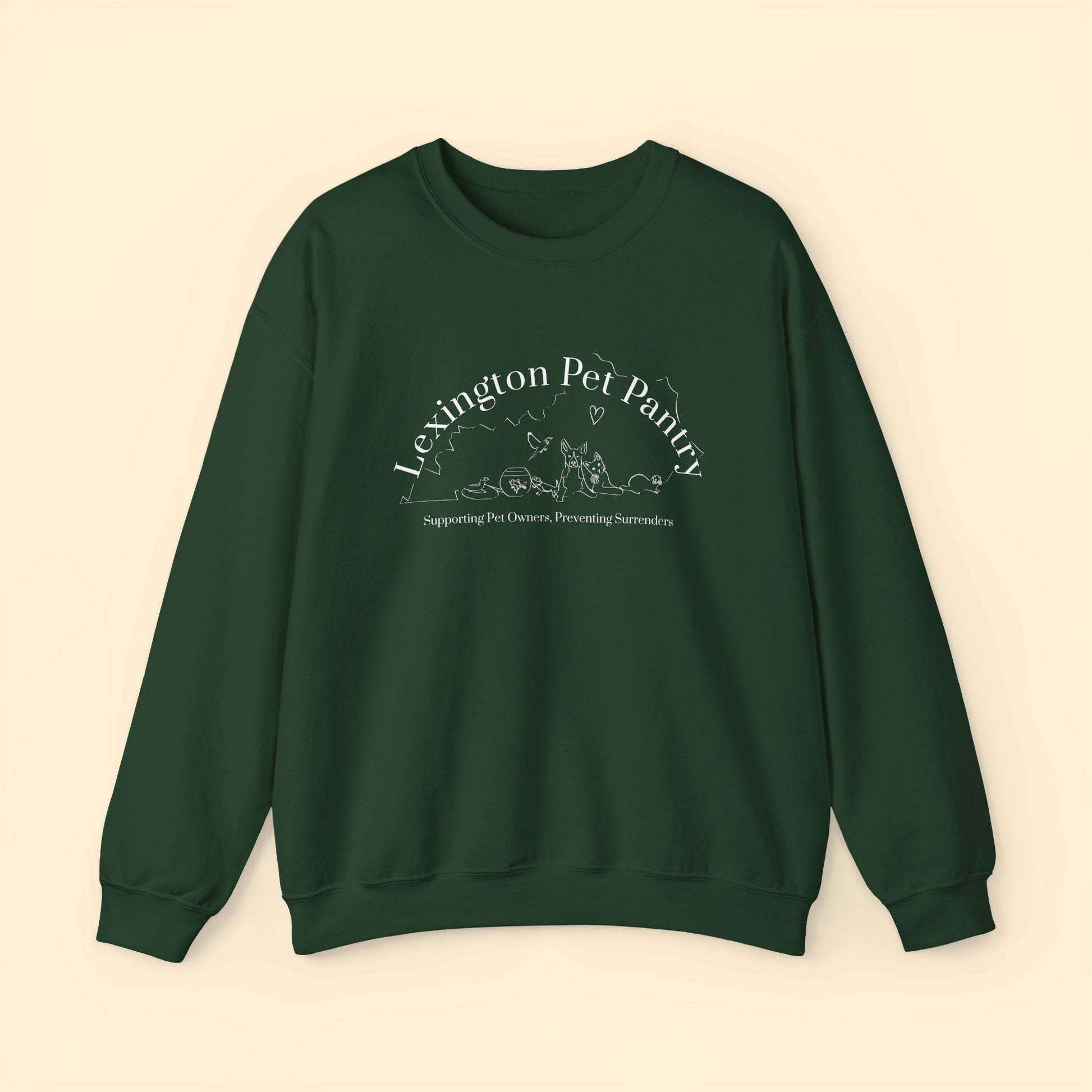 Crewneck Sweatshirt | FUNDRAISER | Lexington Pet Pantry - Detezi Designs - 18174143821939367645