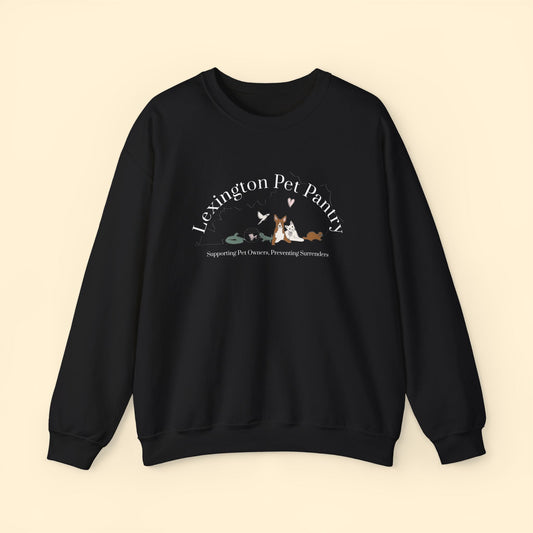 Crewneck Sweatshirt | FUNDRAISER | Lexington Pet Pantry - Detezi Designs - 23904728110243050957