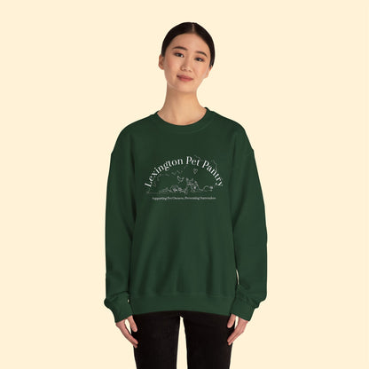 Crewneck Sweatshirt | FUNDRAISER | Lexington Pet Pantry - Detezi Designs - 23904728110243050957