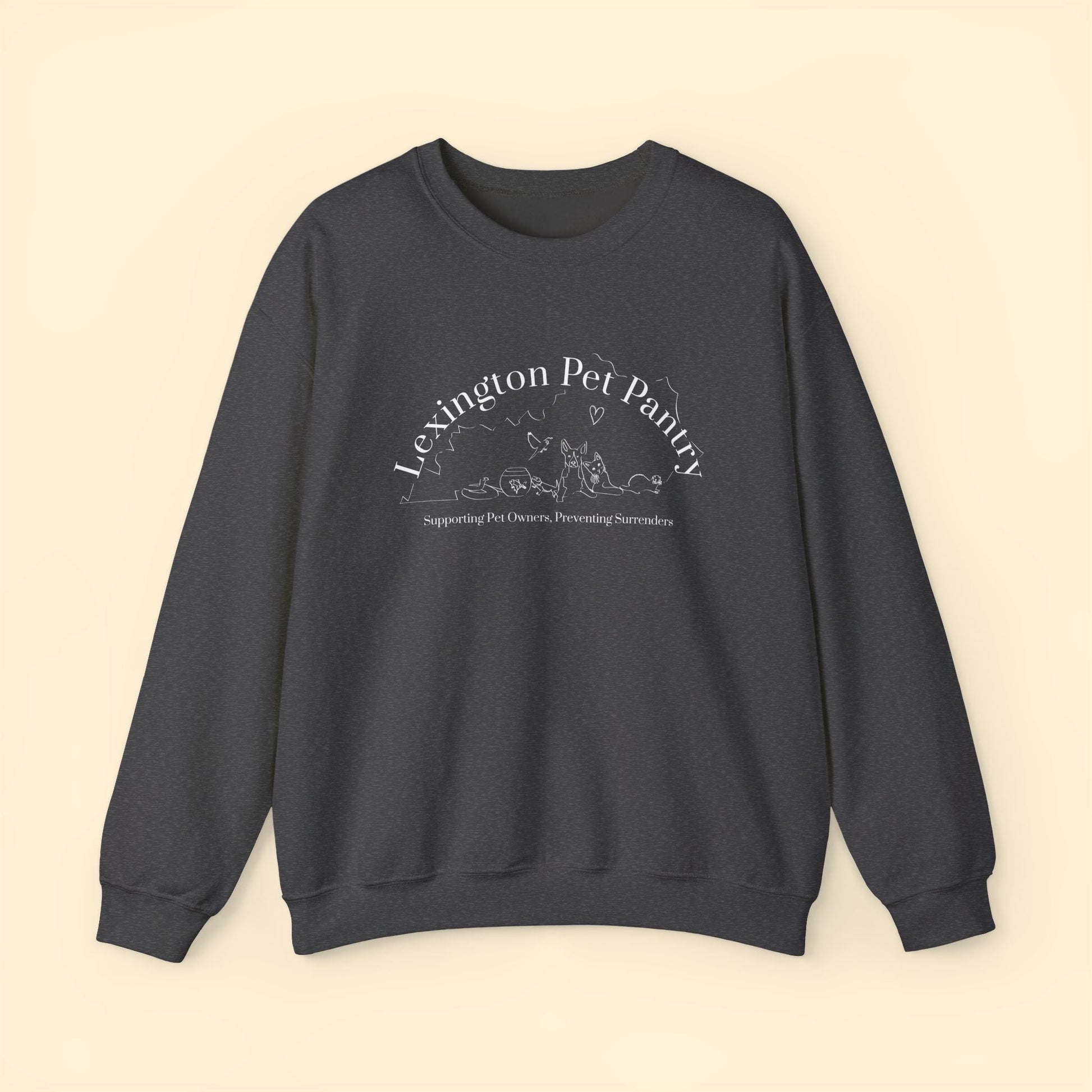 Crewneck Sweatshirt | FUNDRAISER | Lexington Pet Pantry - Detezi Designs - 25055182422548991765