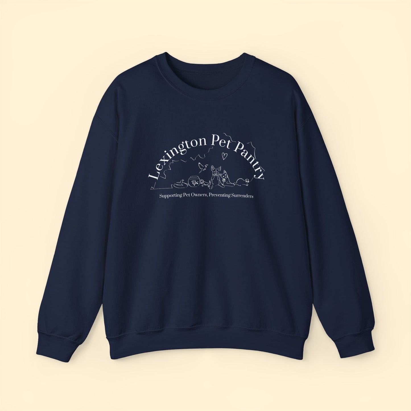 Crewneck Sweatshirt | FUNDRAISER | Lexington Pet Pantry - Detezi Designs - 39175031681371636976