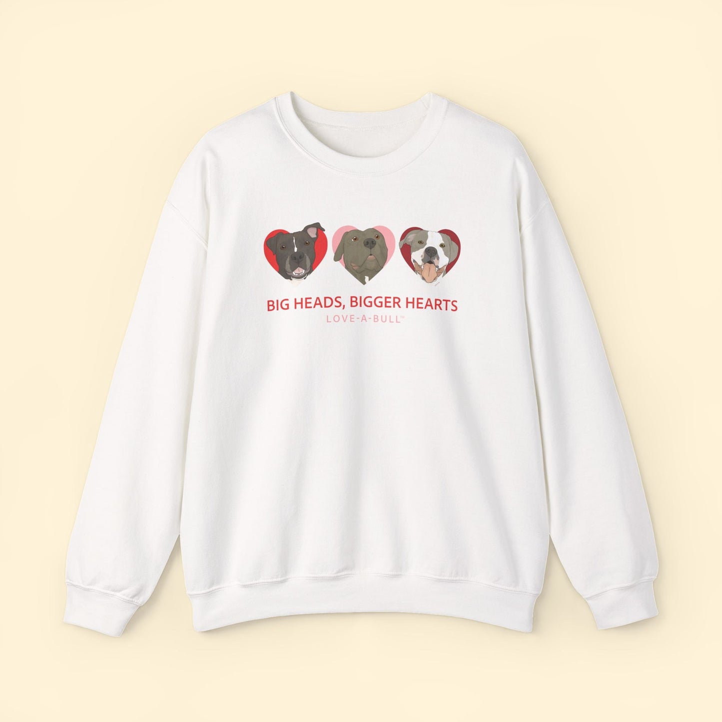 Crewneck Sweatshirt | FUNDRAISER | Love - A - Bull - Detezi Designs - 14933120166155200488