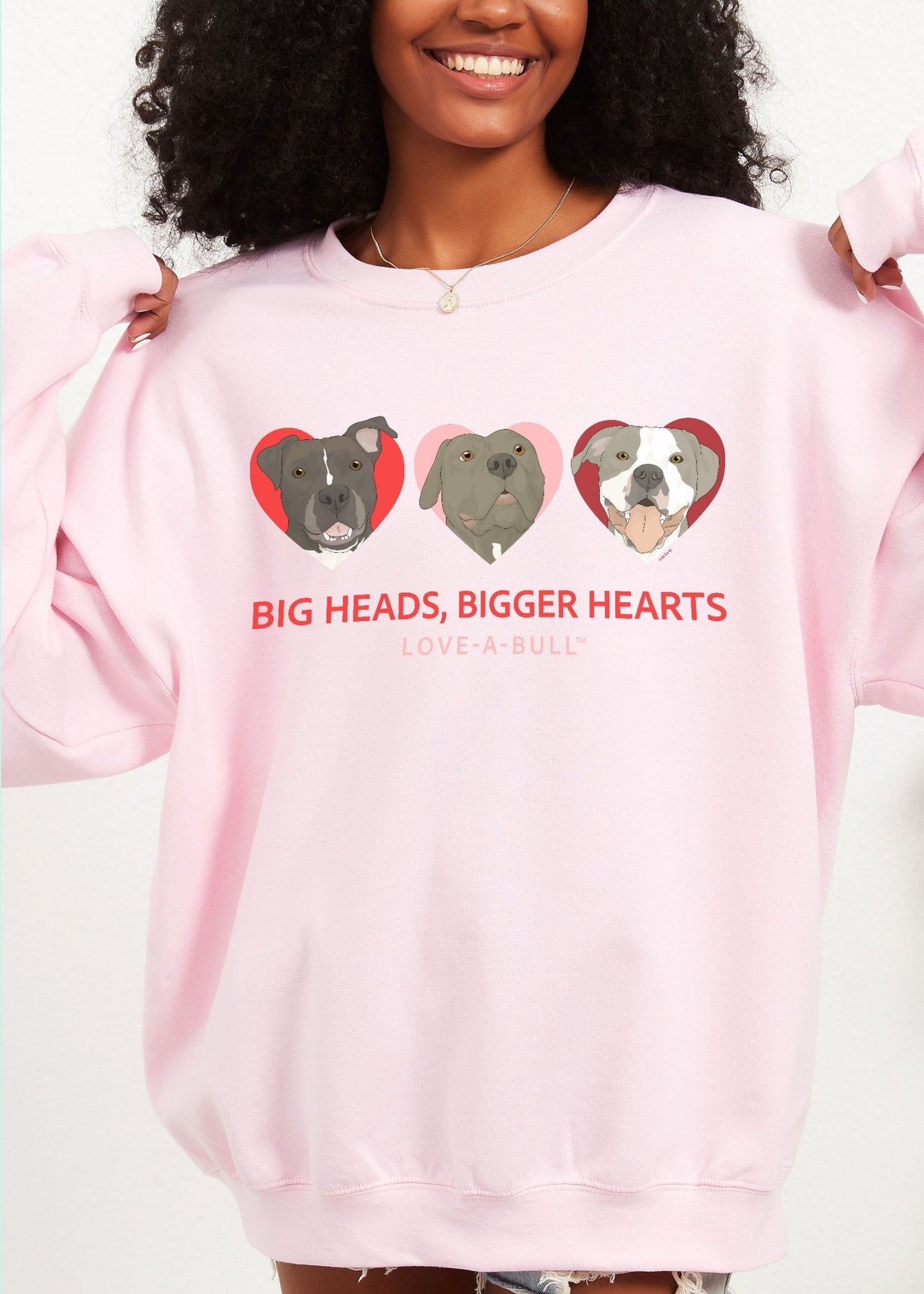 Crewneck Sweatshirt | FUNDRAISER | Love - A - Bull - Detezi Designs - 62159159980356918678